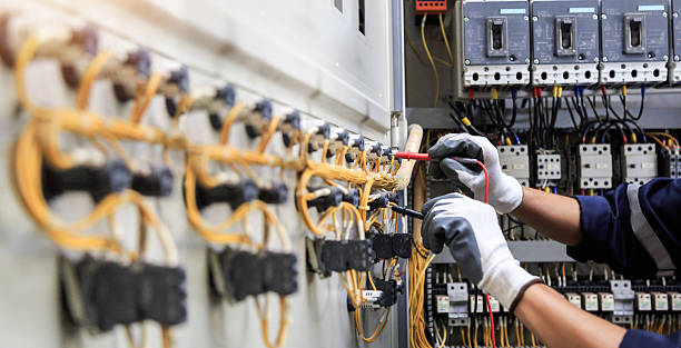 Professional Electrician technician working in Sandy Springs, GA